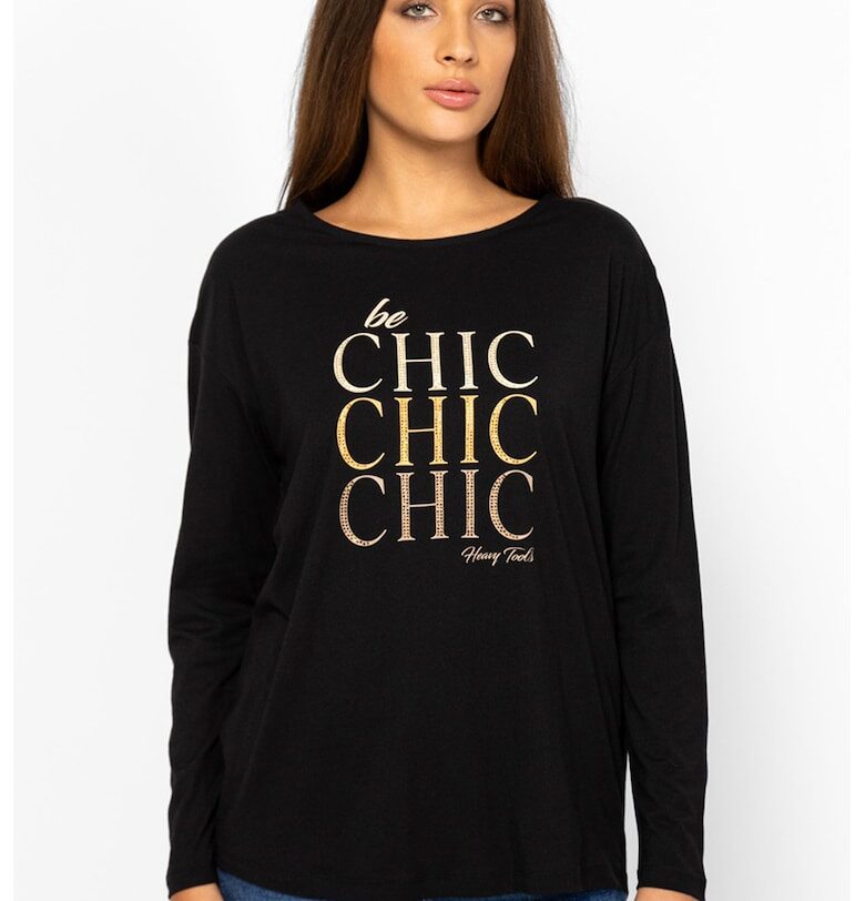 Блуза Carmina с декоративни камъни Heavy Tools