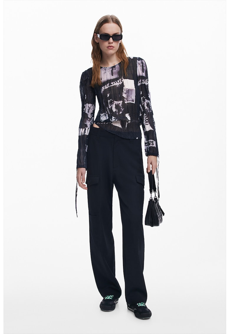 Блуза Plissé от шифон DESIGUAL