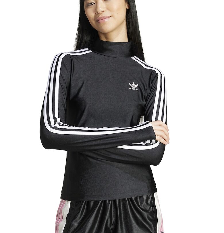 Блуза с дълги ръкави и ниска яка adidas Originals