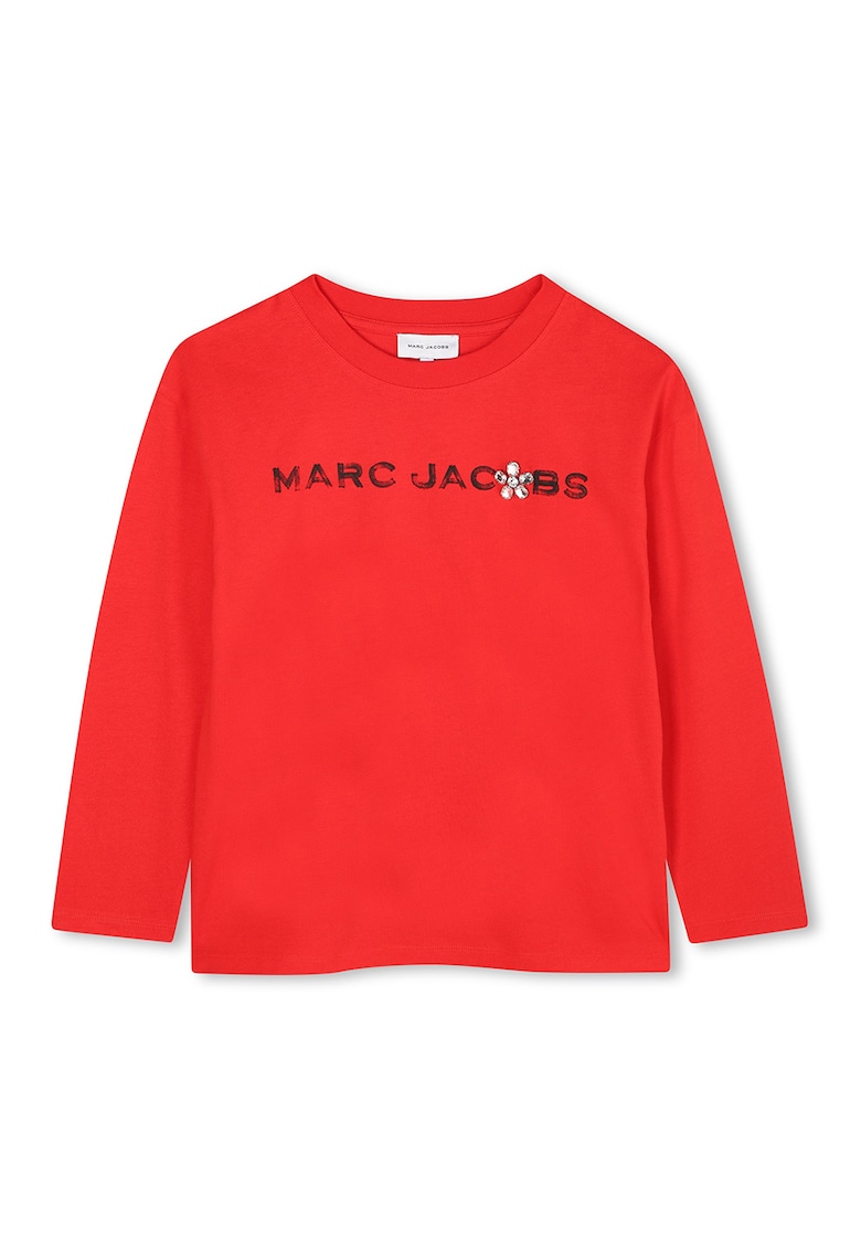 Блуза с овално деколте с лого Marc Jacobs