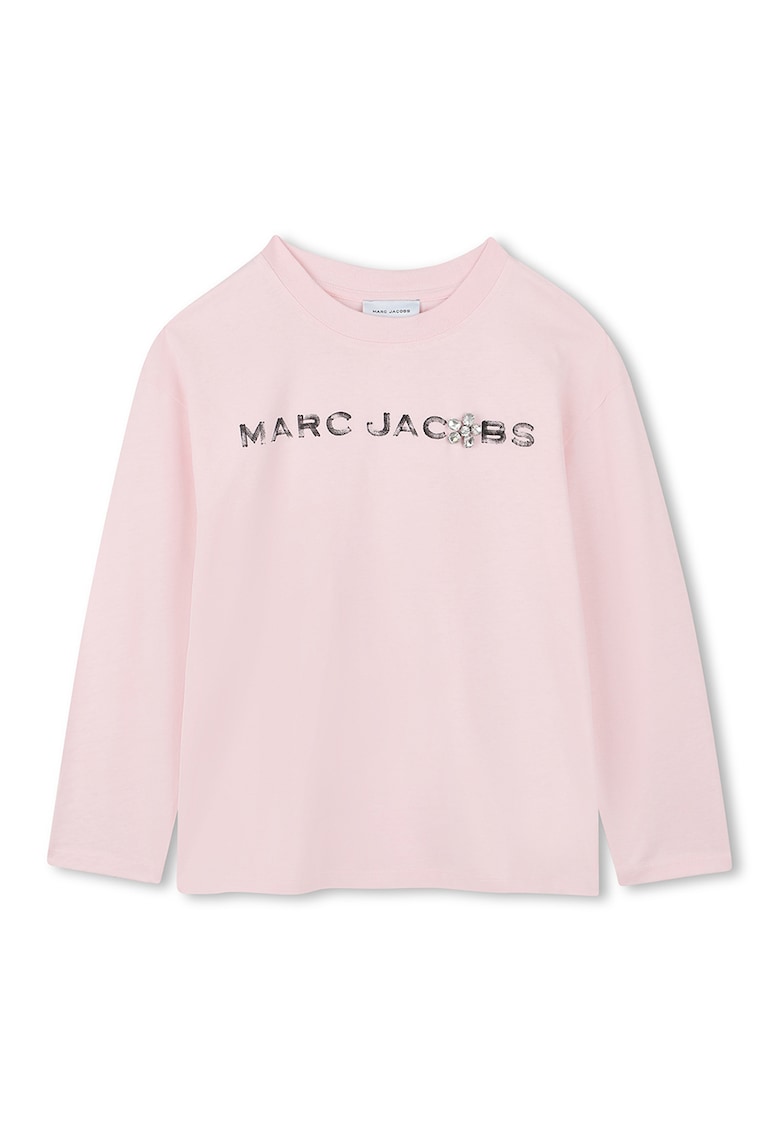 Блуза с овално деколте с лого Marc Jacobs