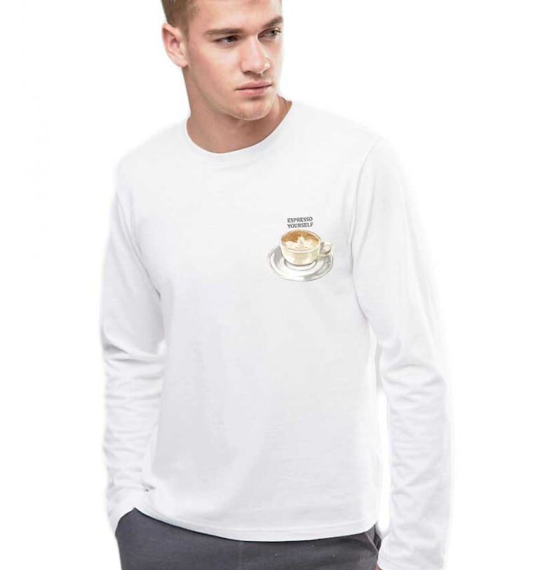 Бяла мъжка блуза - Espresso Yourself I THEICONIC