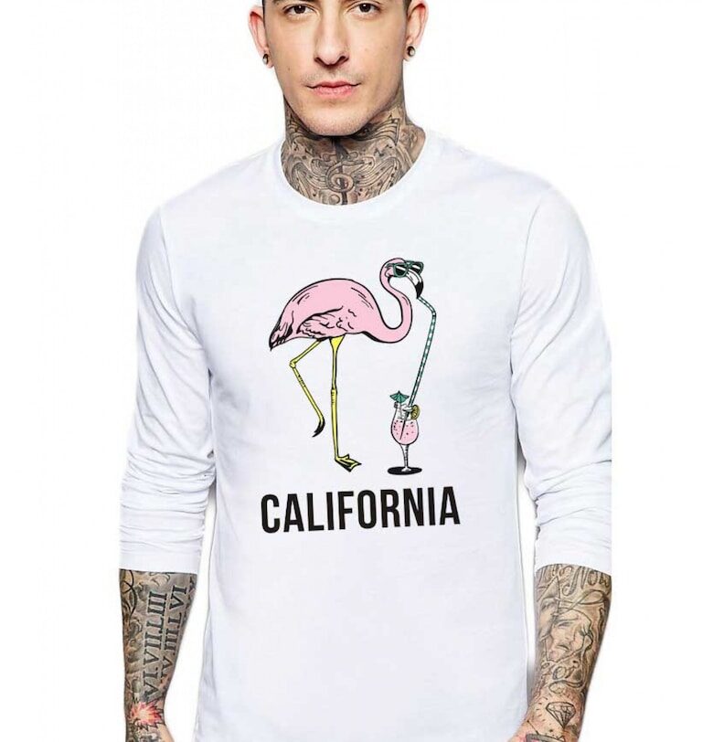 Бяла мъжка блуза - Калифорния THEICONIC