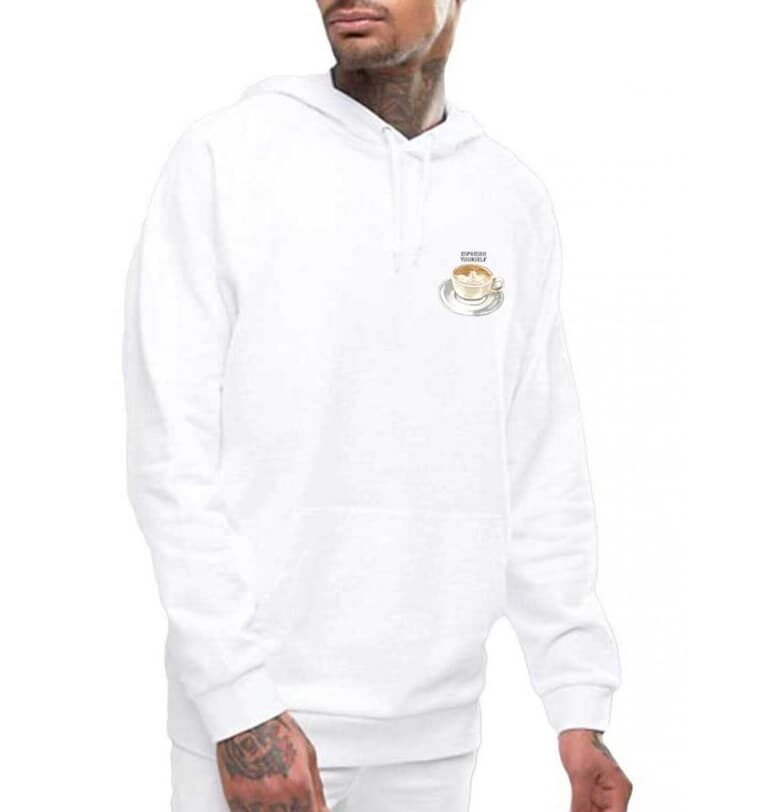 Бяла мъжка качулка - Espresso Yourself I THEICONIC