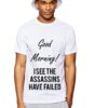 Бяла мъжка тениска - Assassins fail THEICONIC