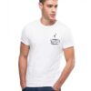 Бяла мъжка тениска - Espresso Yourself II THEICONIC