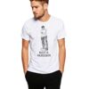 Бяла мъжка тениска - Not a hugger THEICONIC