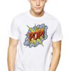 Бяла мъжка тениска - POP THEICONIC