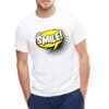 Бяла мъжка тениска - Smile THEICONIC