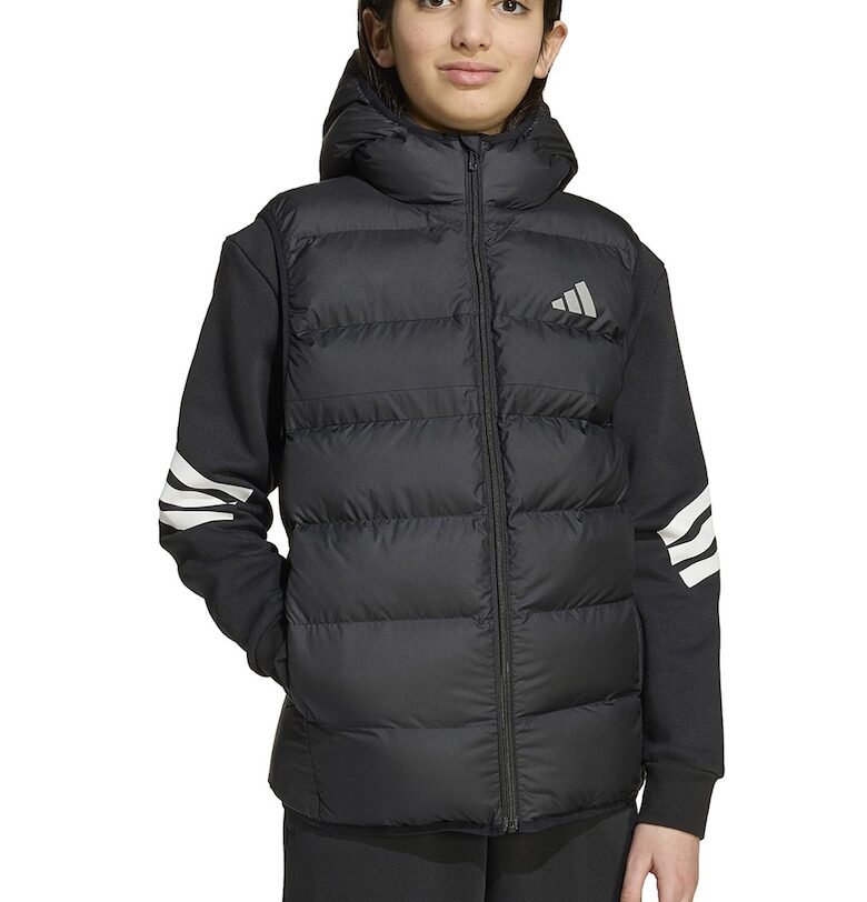 Ватиран елек с качулка adidas Sportswear