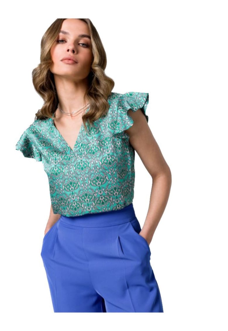 Дамска блуза Imate - светло зелено Style