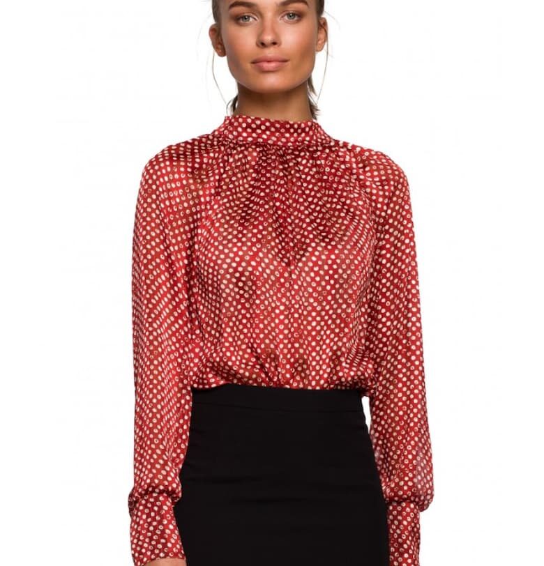 Дамска блуза  Полиестер - Червена Style