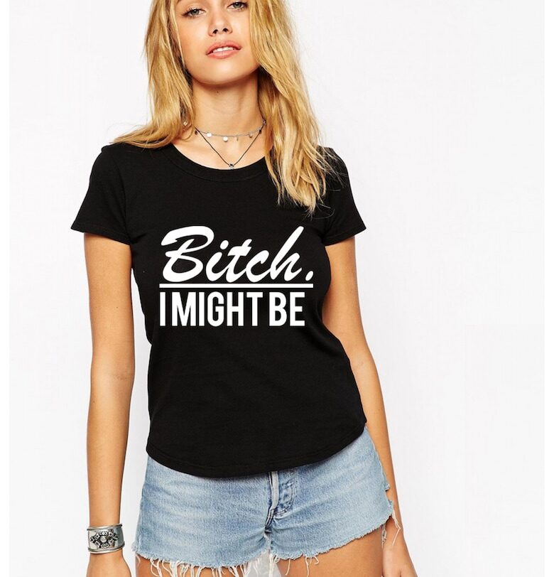 Дамска тениска Bitch THEICONIC