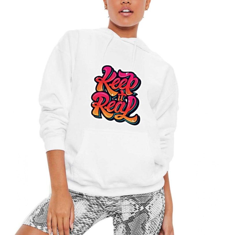 Дамски суитшърт - Keep it real THEICONIC