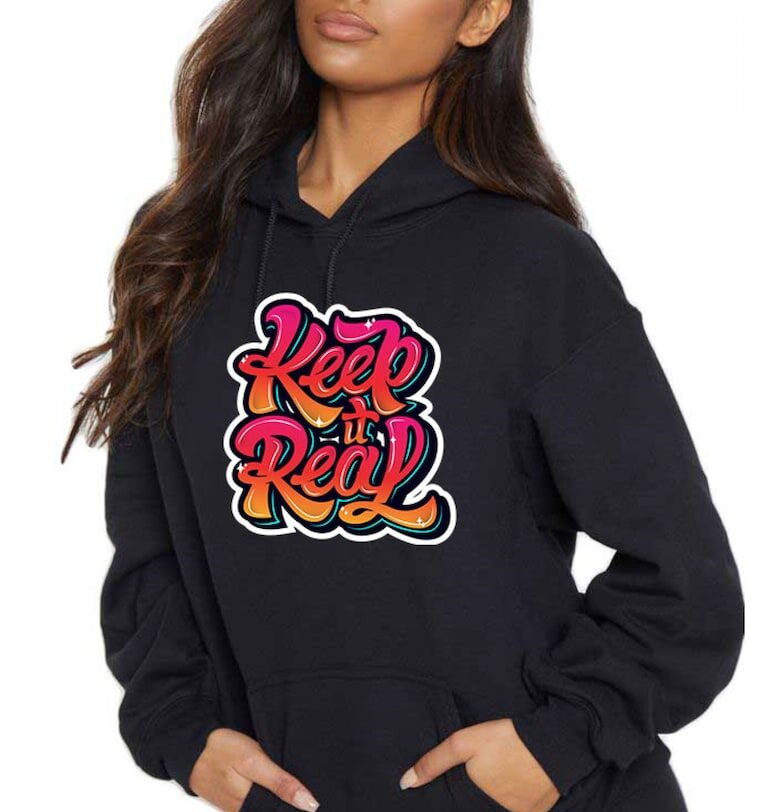 Дамски суитшърт Keep it real THEICONIC