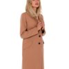 Дамско палто Crombie - Made of Emotion - Maduna - камел MOE