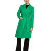 Дамско палто -  Полиестер/Акрил - Зелено MOE