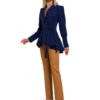 Дамско сако  Полиестер/Еластан - Морско синьо MOE