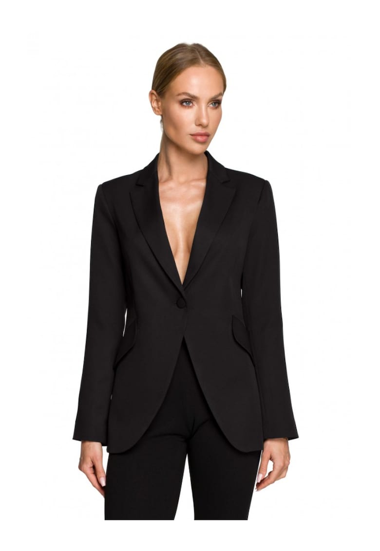 Дамско сако Полиестер/Еластан - Черно MOE