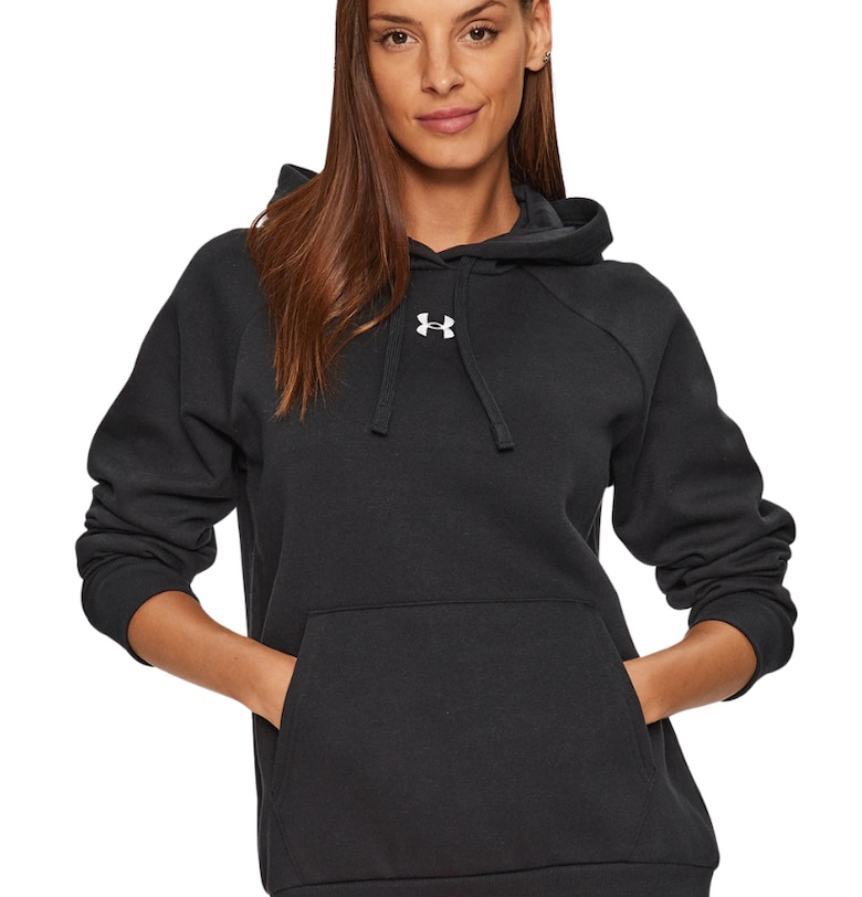 Дамско худи  с качулка - черно - памук/полиестер Under Armour