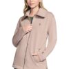 Дамско яке  GO SNUGGLE Tunic Full Zip Jacket - Розово Skechers
