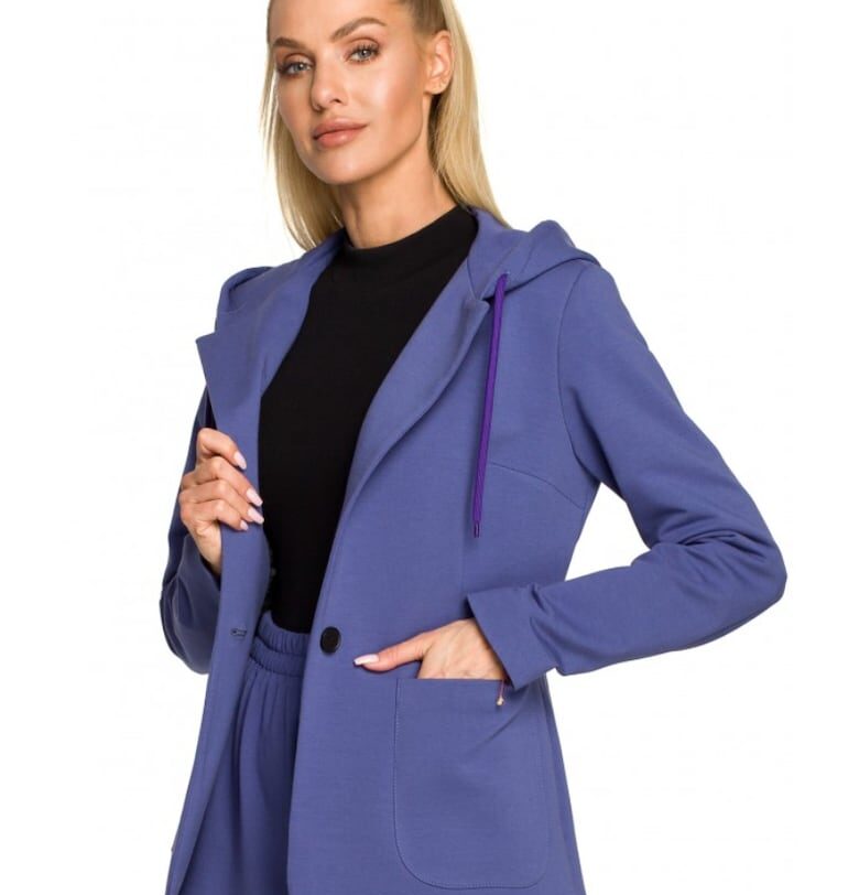 Дамско яке -  Памук/Еластан - Индиго MOE