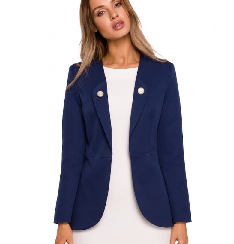 Дамско яке -  Полиестер/Еластан Морско синьо MOE