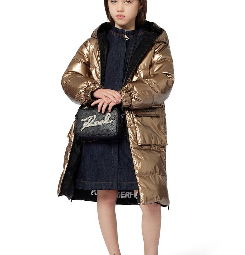 Двулицево зимно яке KARL LAGERFELD KIDS