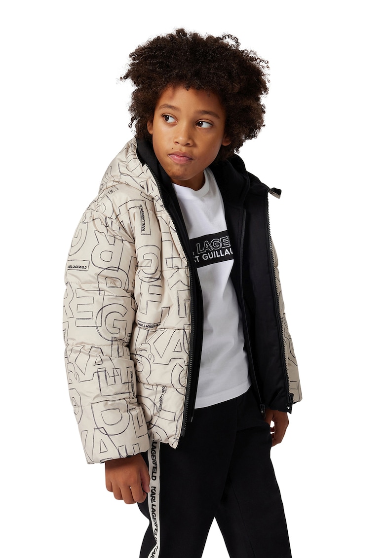 Двулицево зимно яке KARL LAGERFELD KIDS