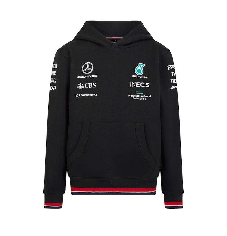 Детски суичър с качулка Mercedes AMG F1 Team 2022 Mercedes AMG Petronas