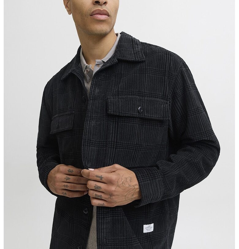 Джинсова риза с джобове на гърдите Jack  Jones