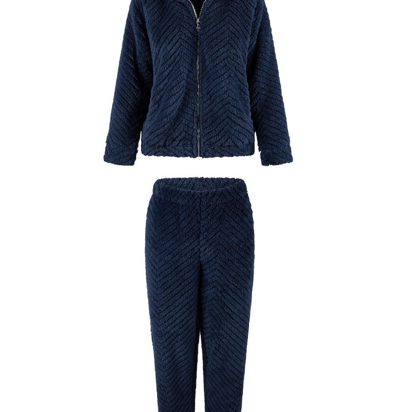 Домашен суитшърт с цип и панталон LingaDore