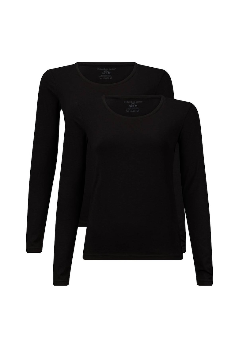 Домашна блуза Lara с овално деколте Bamboo Basics