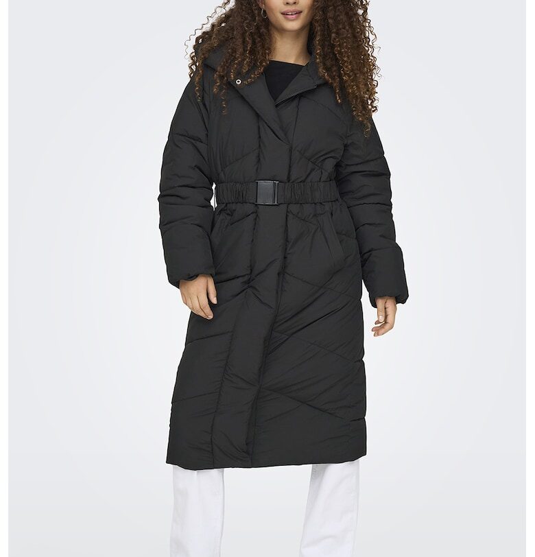 Дълго зимно яке с колан Only