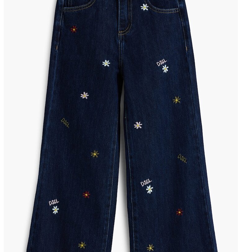 Дънки с бродерии DESIGUAL