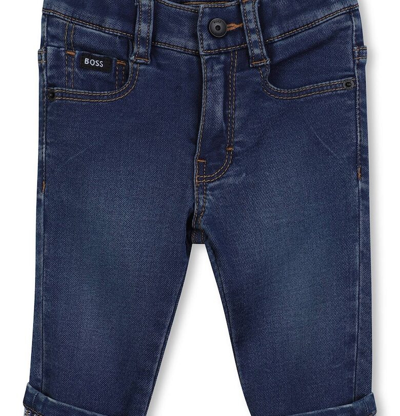 Дънки с контрастни шевове BOSS Kidswear