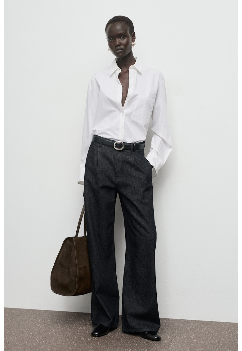 Дънки с широк крачол Mango