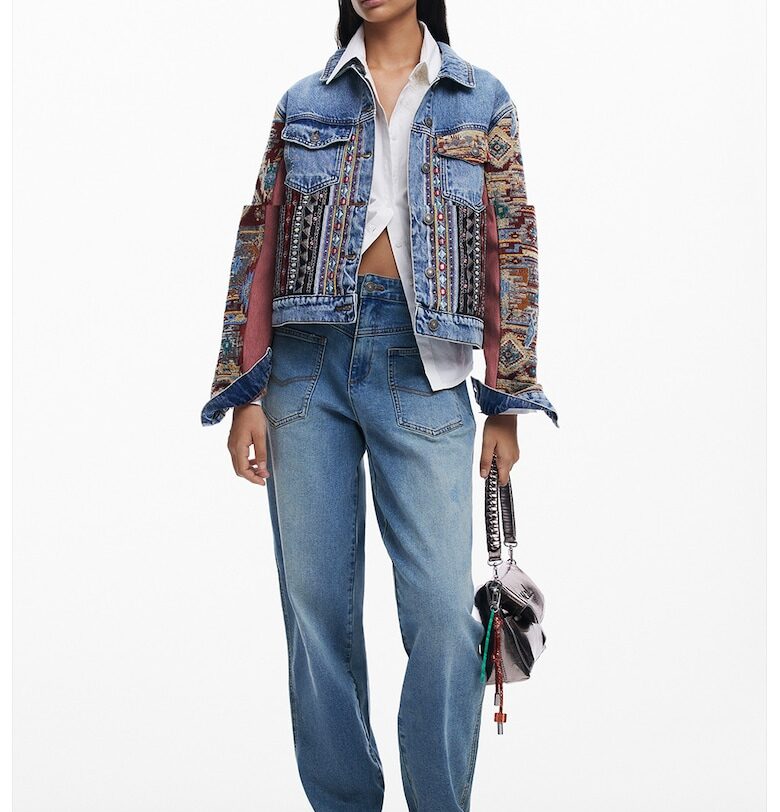 Дънково яке с десен DESIGUAL