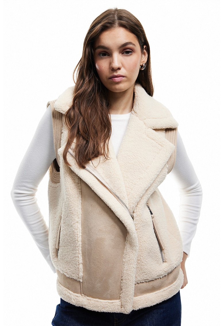 Елек от еко кожа с еко пух KOTON