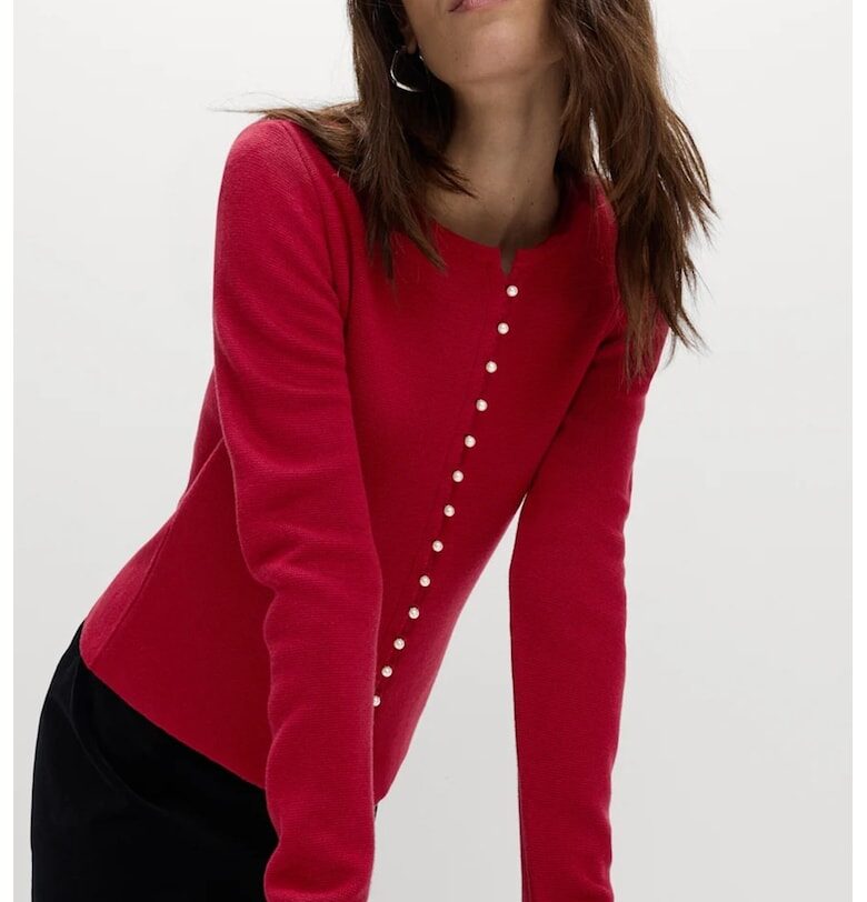 Жилетка с овално деколте и копчета Marks  Spencer