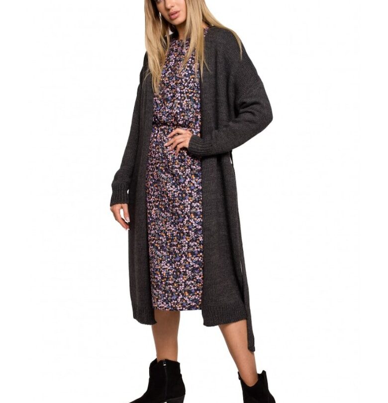 Жилетка с  шнур - Акрил - Полиамид - Сива - Универсален размер MOE