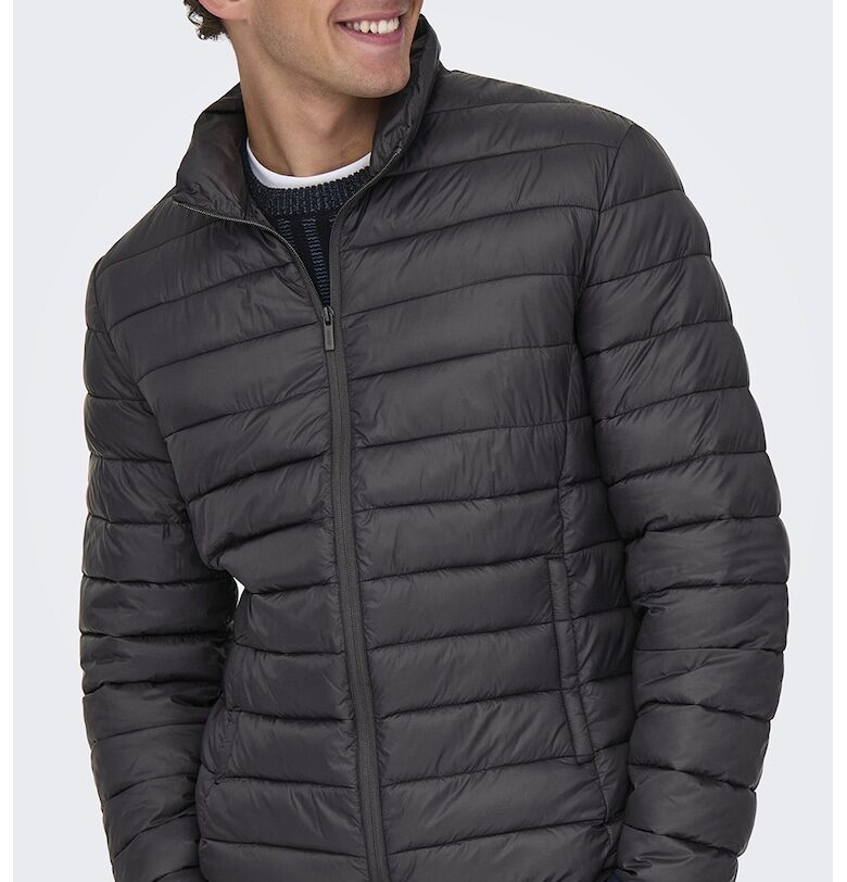 Зимно капитонирано яке с джобове встрани Only  Sons