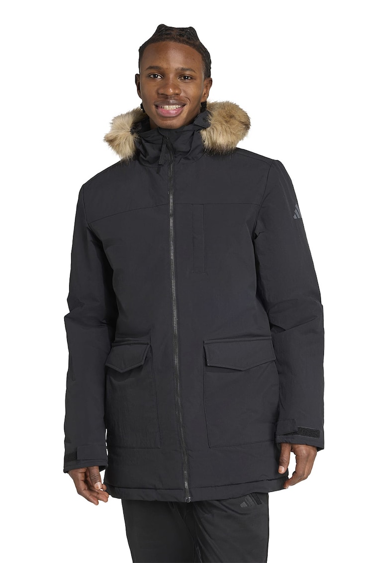 Зимно яке Paveric с качулка adidas Sportswear