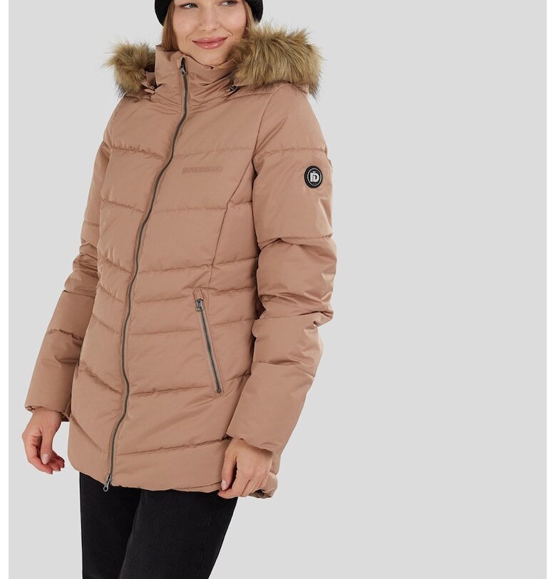 Зимно яке Prue с качулка и яка с еко пух Fundango