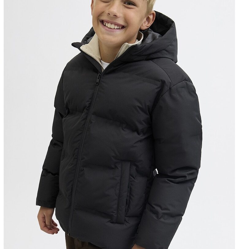 Зимно яке с качулка и джобове Jack  Jones