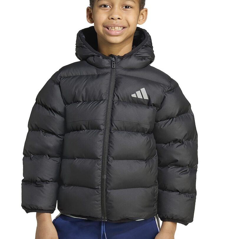 Зимно яке с качулка и капитониран ефект adidas Sportswear