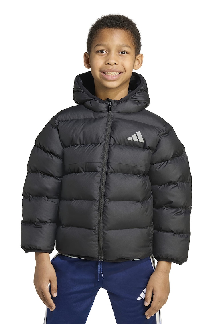 Зимно яке с качулка и капитониран ефект adidas Sportswear