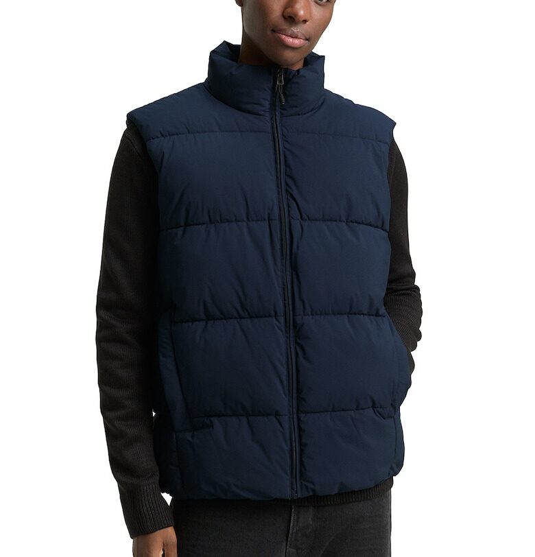 Капитониран елек с джобове встрани Tom Tailor