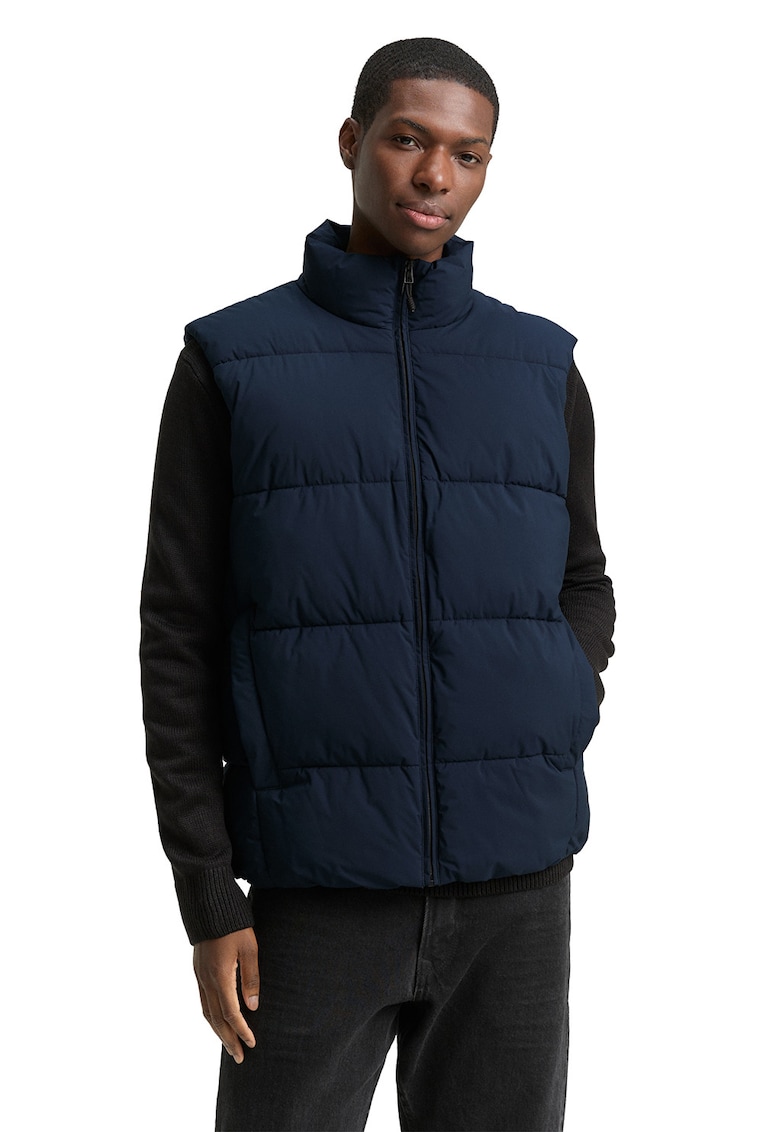 Капитониран елек с джобове встрани Tom Tailor