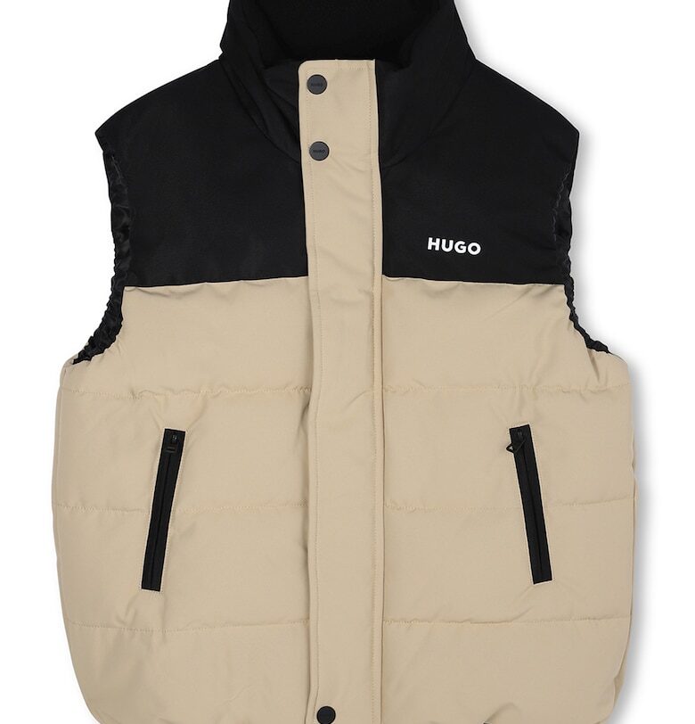 Капитониран елек с миди яка HUGO